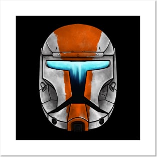 Delta Squad Boss Helmet Posters and Art